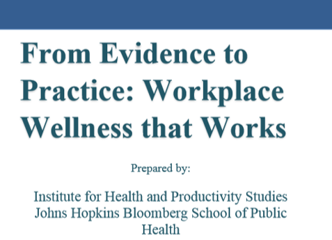 From Evidence to Practice: Workplace Wellnes that Works